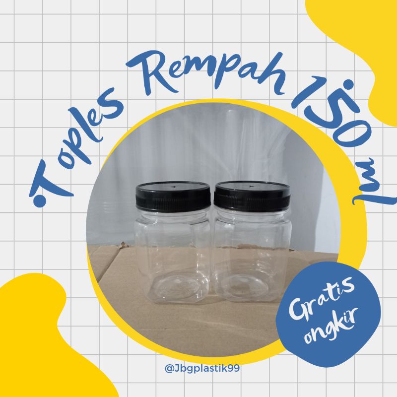 Toples rempah 150 ml // toples jar // toples bumbu