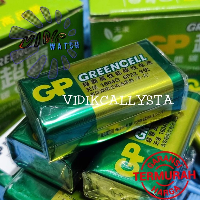 Battery baterai Batre Kotak 9V GF22 Asli Awet ORI