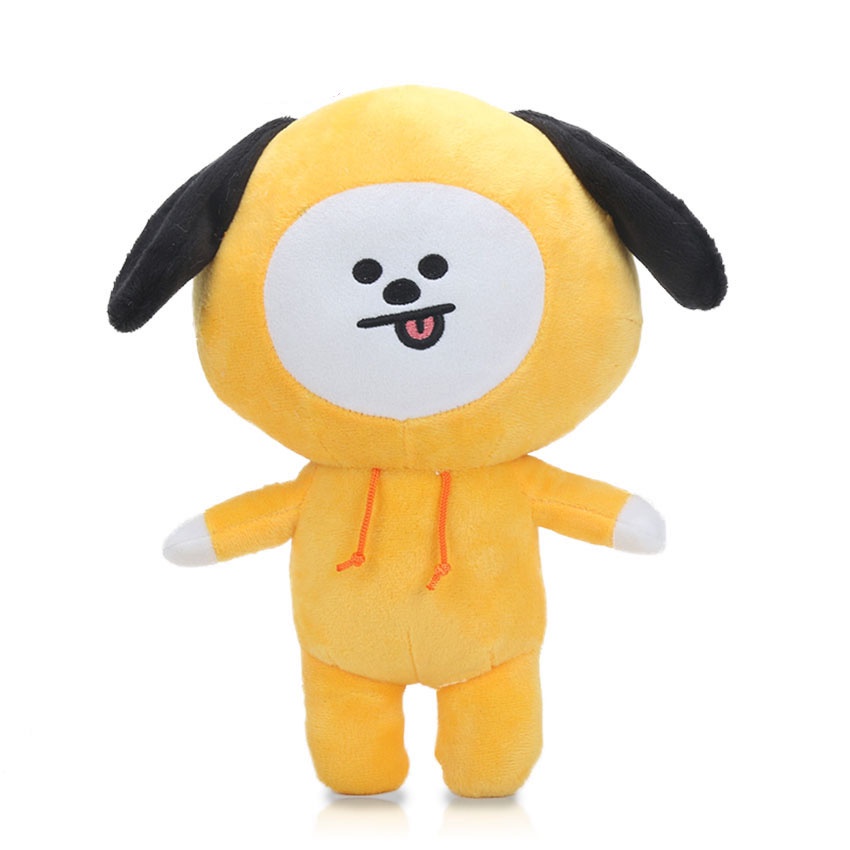 40cm/33cm Tata Mang Chimmy RJ Koya Kpop BTS BT21 Gantungan Kunci Mewah Boneka Key Ring Boneka Mainan Stiker