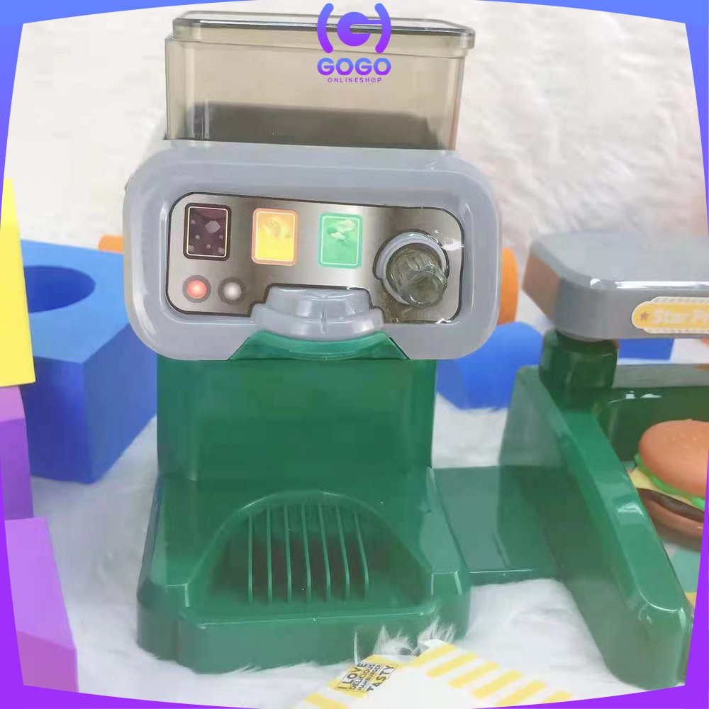 GOGO-M223 M225 Mainan Mesin Kasir Anak Counter Play house / Mainan Ice Cream Fast Food Dessert Junkfood Pretend Play