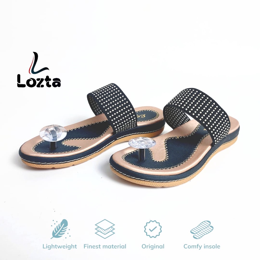 Sendal Wanita Terbaru Lozta TR -  01 Sandal Jepit Kekinian