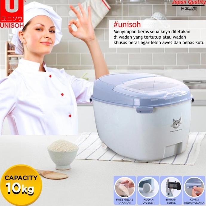UNISOH TEMPAT BERAS 10 KG
