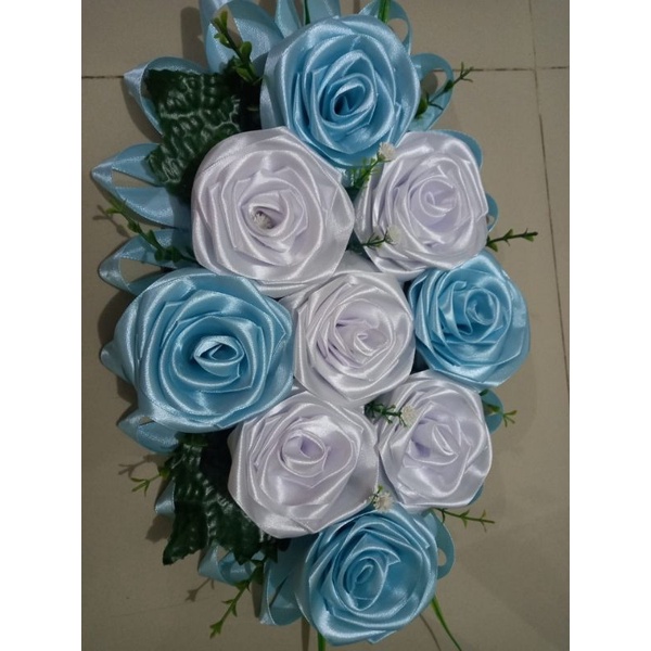 Bunga Hiasan Mobil Pengantin premium, bunga spion dan bunga 4 pintu