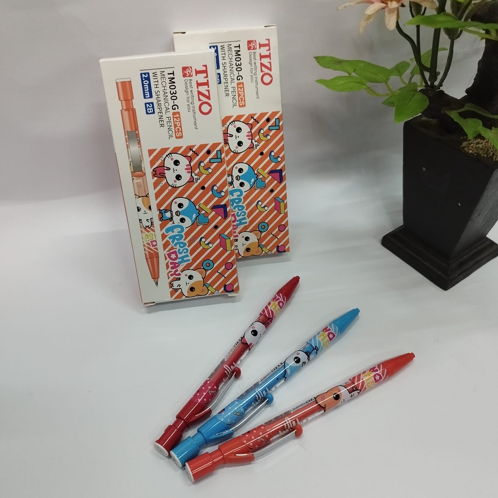 

Pensil Mekanik / Mechanical Pecil Tizo TM030-G 2B 2.0mm