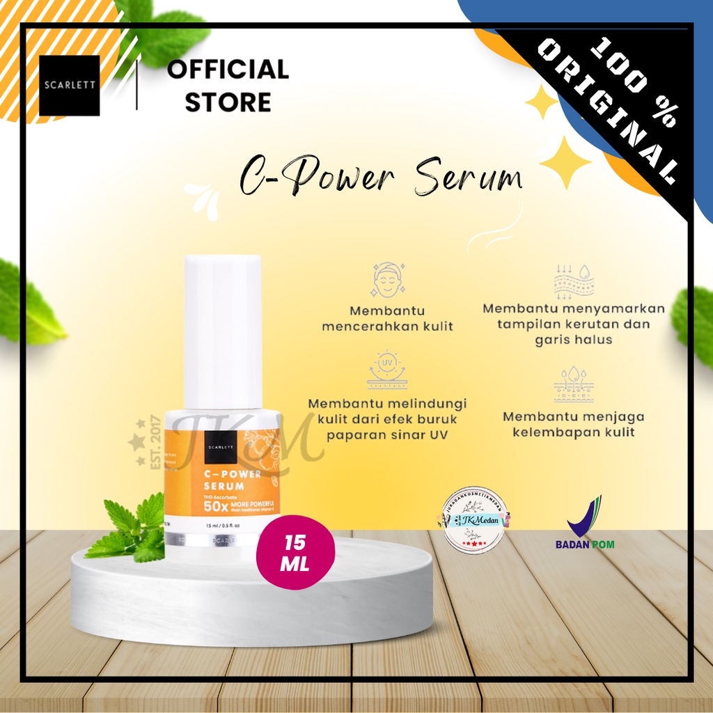 SCARLETT C POWER SERUM SCARLETT VIT C SERUM SCARLET