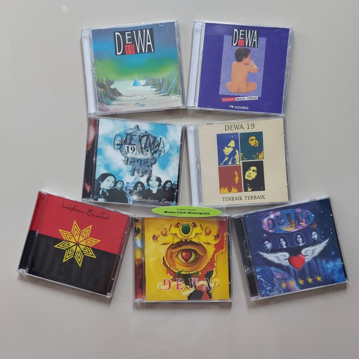 {MusikStore} CD DEWA 19 - PAKET 7 ALBUM AQUARIUS Berkualitas