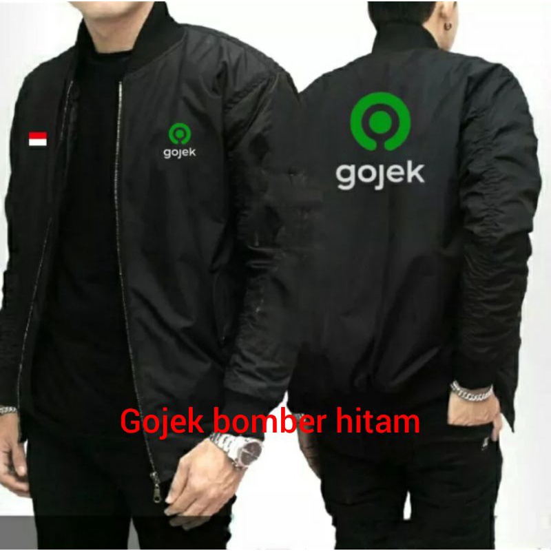PROMO JAKET GOJEK bordir model lama dan BOMBER