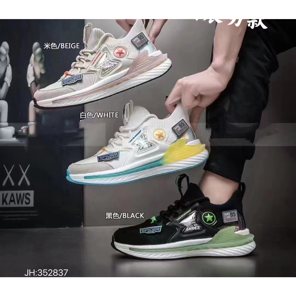 PBT SEPATU SNEAKER PRIA IMPORT - KASUAL MEN‘S SPORT  FASHION  2023“AB07” (FREE BOX POLOS）