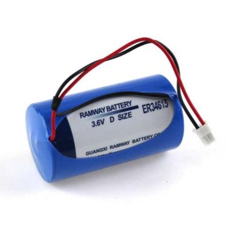 Battery Baterai Lithium Ramway PLC ER34615 3.6V D 19Ah Cable Plug