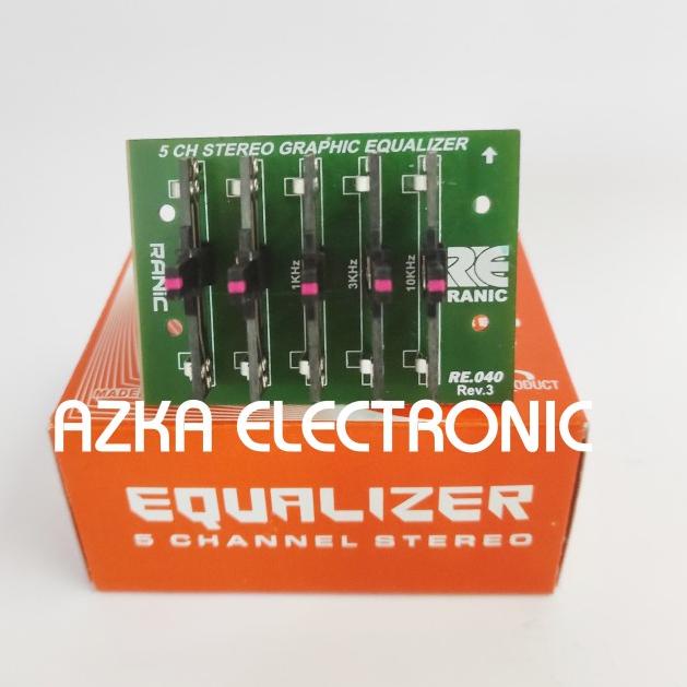 Kit Equalizer 5 Channel Stereo