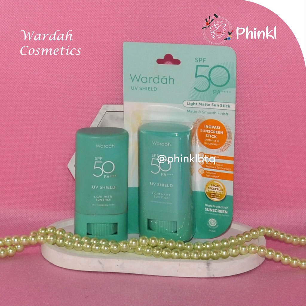 `ღ´ PHINKL `ღ´ Wardah Sunscreen Sunstick Spf 50 primer serum 3 in 1 / Sunscreen waterproof spf 50