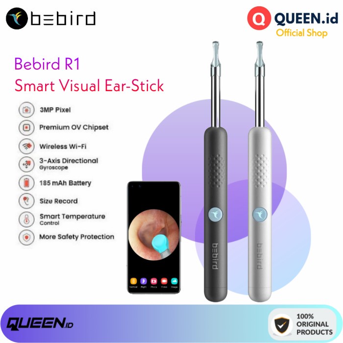Pembersih Telinga Bebird R1 Pembersih Telinga Smart Camera Earpick - Korek Kuping
