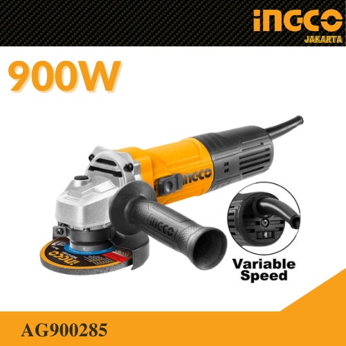 Angle Grinder (5&quot;/125mm) INGCO AG900285 - Mesin Gerinda Tangan 5 Inch