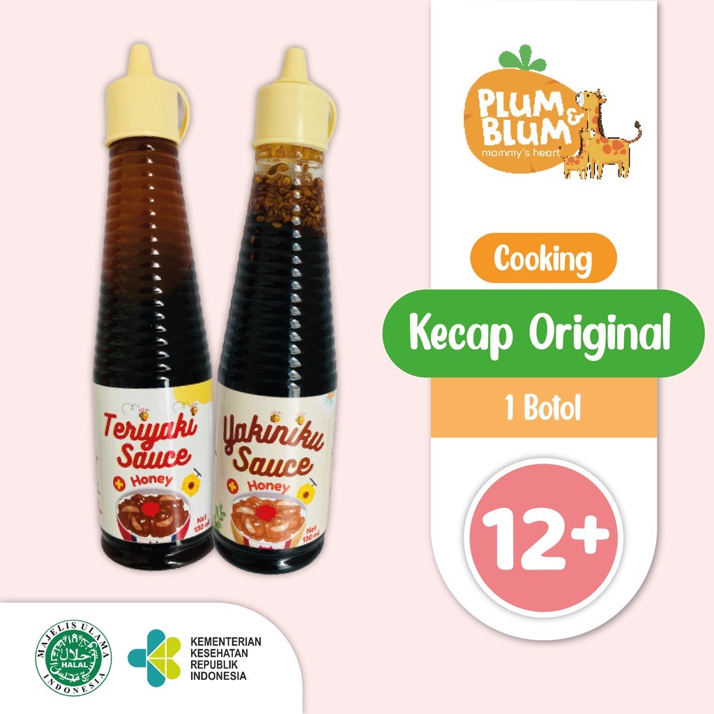 

Plum & Blum Kecap Oriental Teriyaki Yakiniku Serbaguna No MSG - 140 gram