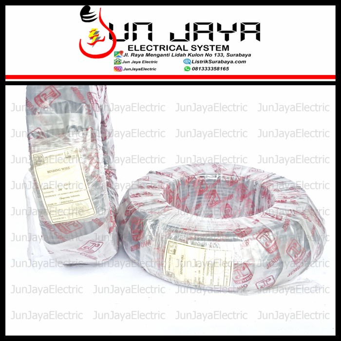 Aluminium Binding Wire / Kabel Bending Aluminium Ukuran 4Mm Merk Jembo Cod