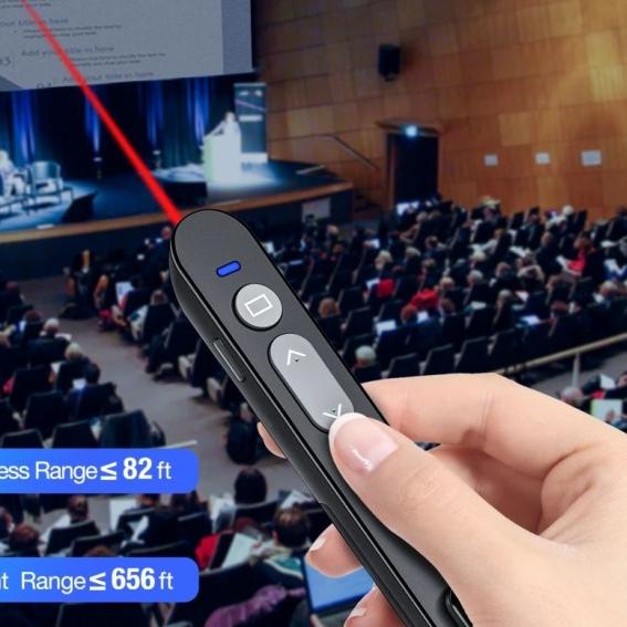Wireless Remote Control USB PowerPoint Presentasi Laser Pointer pen