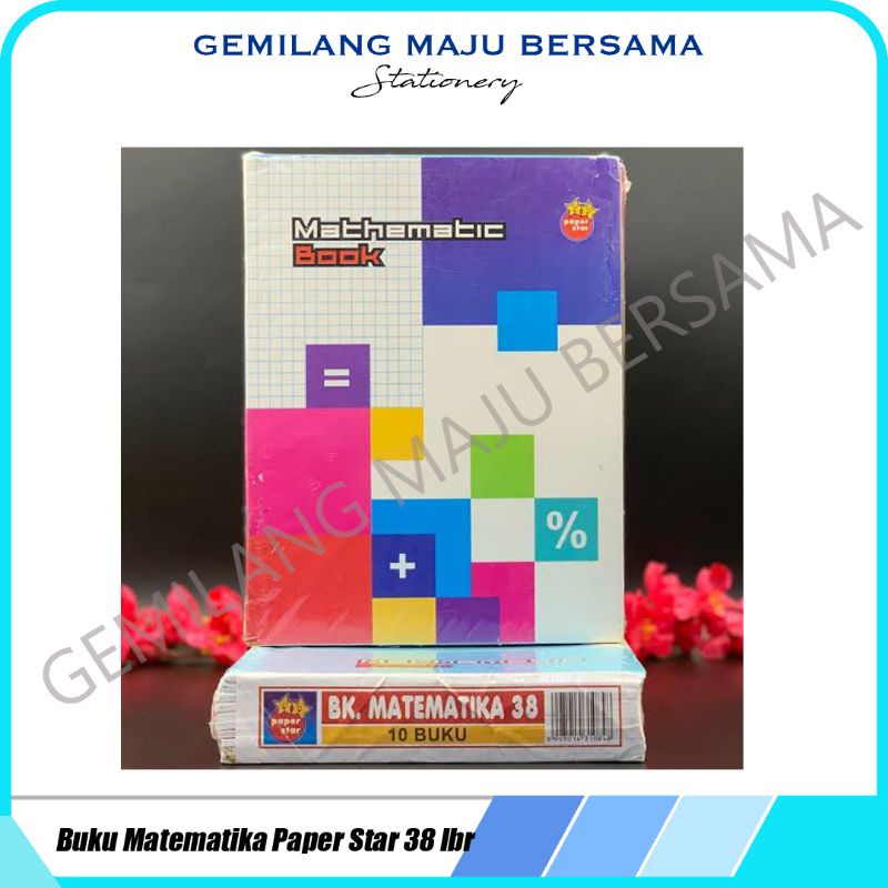 

Buku Matematika Paper Star 38 Lembar Isi 10 Buku