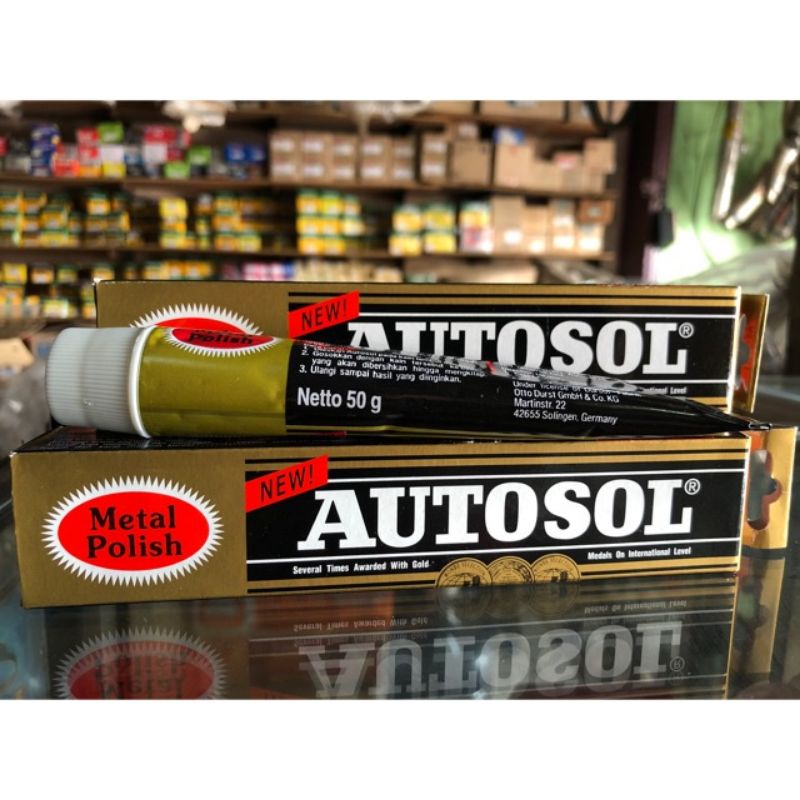 Autosol 15 Gram Pengkilap Crome Mesin. metalish DLL