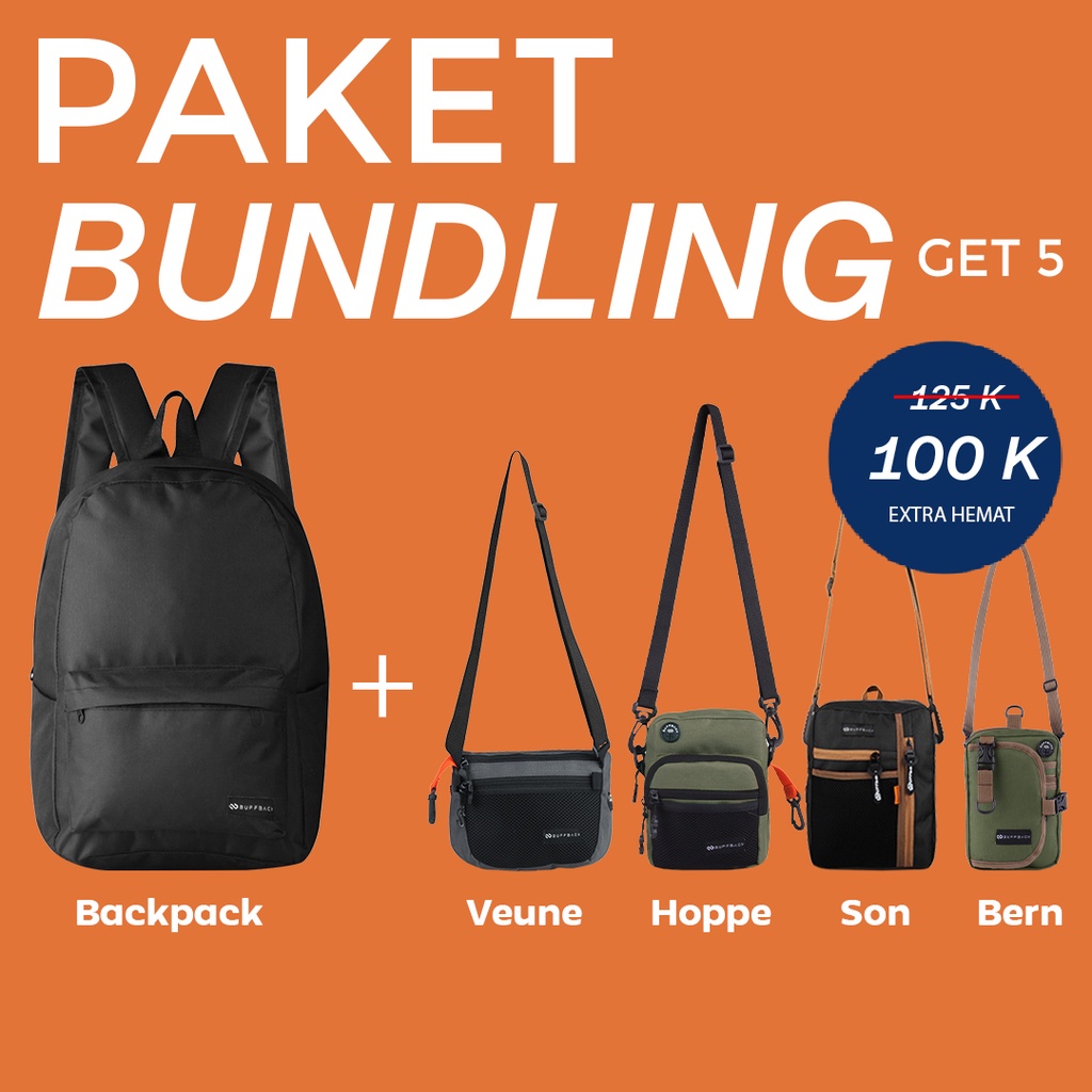 Buffback Bundling Backpack + Slingbag