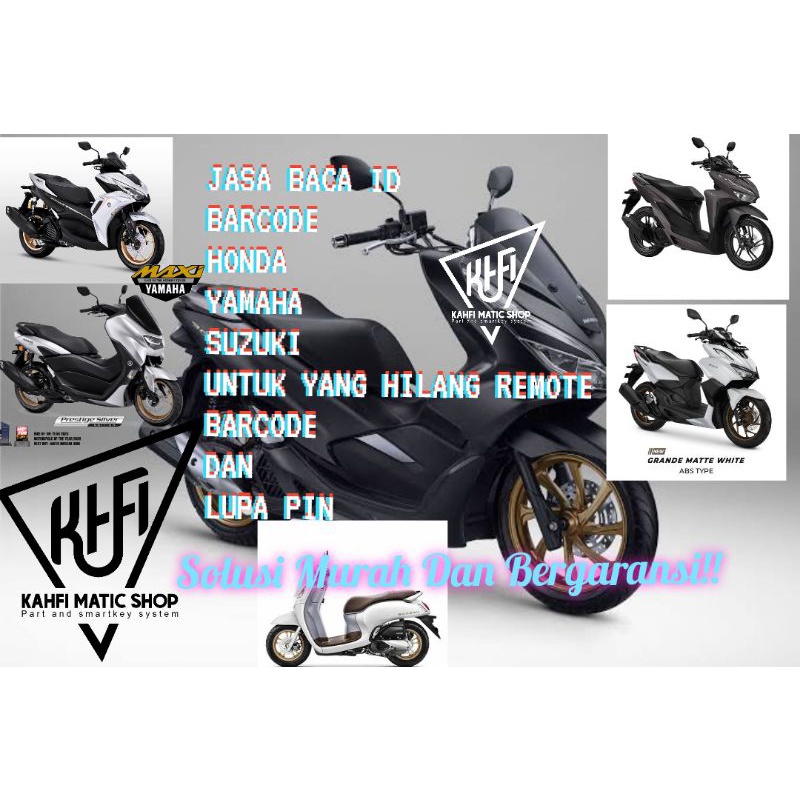JASA BACA ID BARCODE MOTOR SMARTKEY