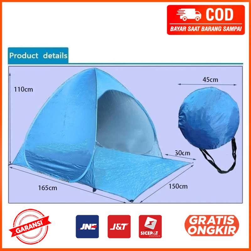 Tenda Camping Lipat Otomatis Waterproof Pop Up Tent TL9