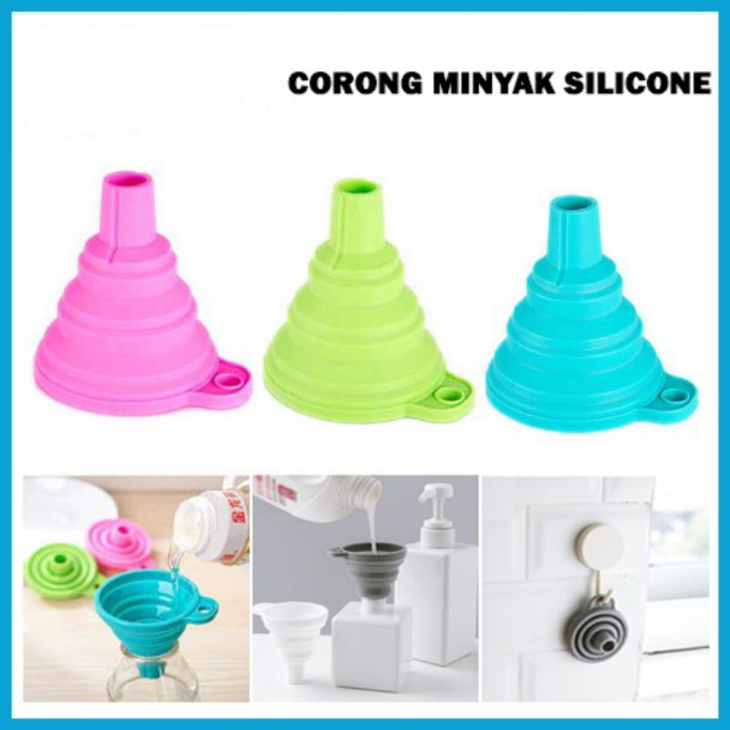 Corong Lipat Silikon Refill Sabun Cair Minyak Serbaguna