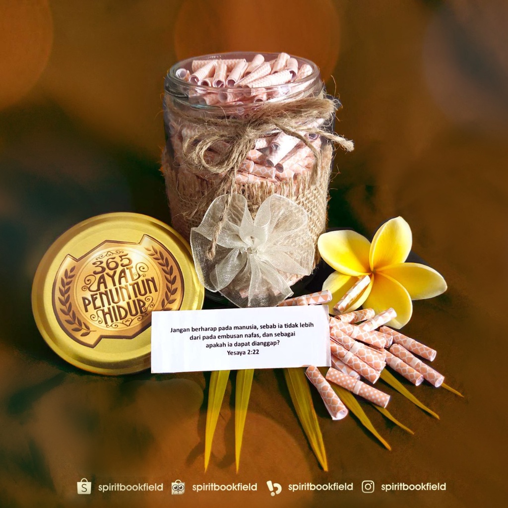 365 Ayat Penuntun - Kado / Gift Souvenir Kristen untuk Ulang Tahun, Anniversary, Perpisahan