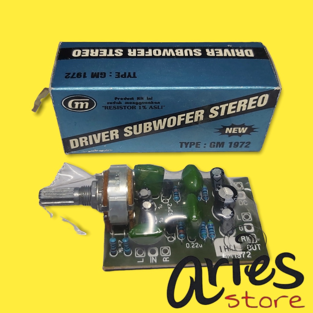 KIT DRIVER SUBWOFER STEREO GM 1972