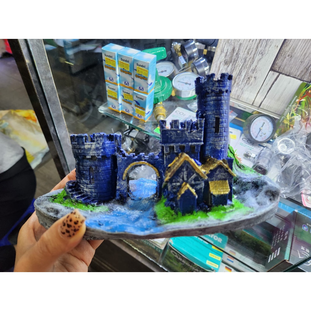 MINIATUR/Hiasan Aquarium - Miniatur Kastil