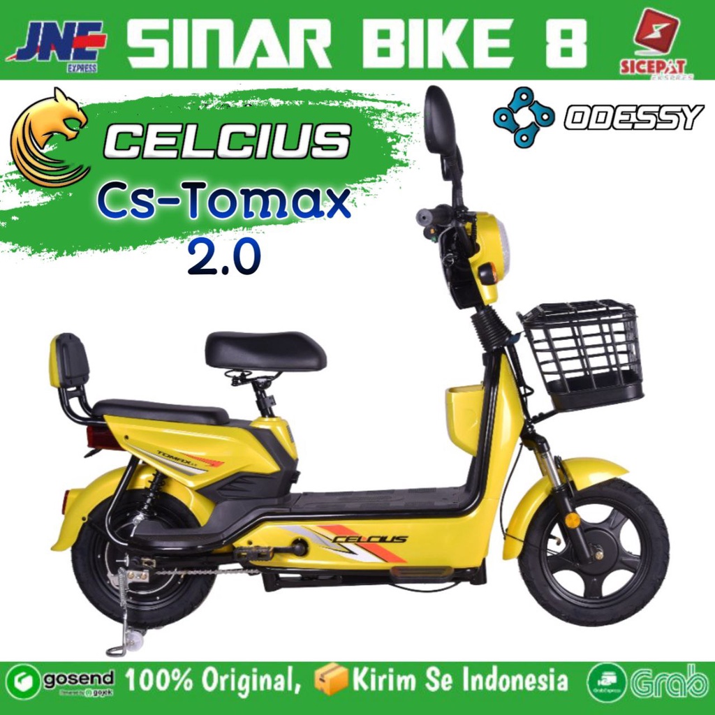 Sepeda Listrik Electric E Bike Odessy Celsius Tomax 2.0