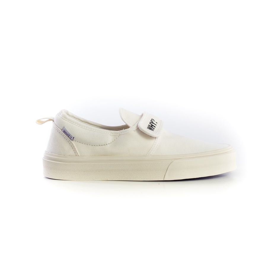 Sepatu Why Footwear - Slip On Ganciet Full White