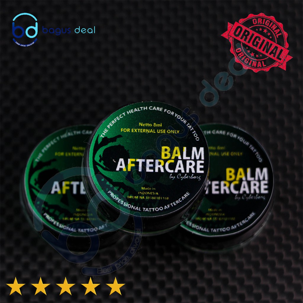 Cyberborg Tattoo Aftercare Balm / Salep Tato Paket Isi 3 pcs ukuran kecil (8ml)