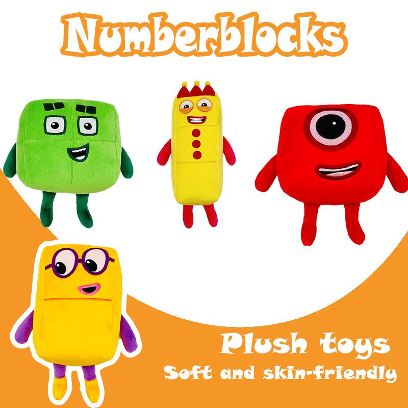 Mainan Boneka Plush Bentuk Angka Untuk Edukasi Anak