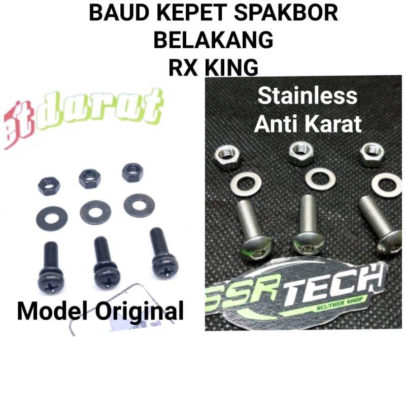 Baud Kepet Spakbor Spakboard Rxking Rx king Rxk Set