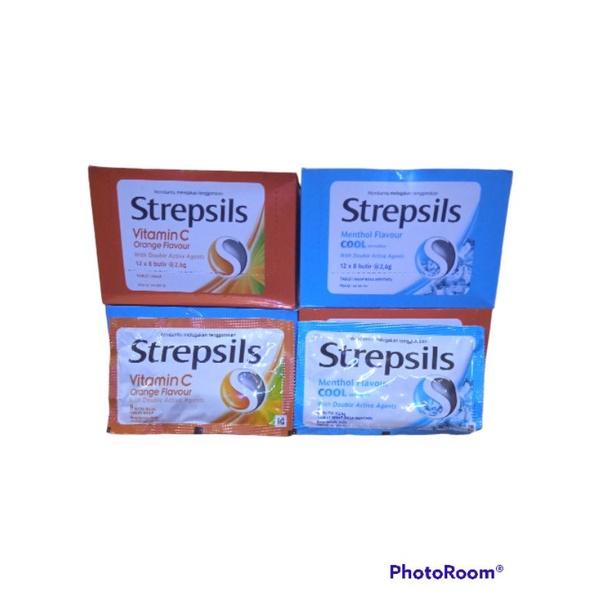 Stepsils 8 Butir @2,6g /6 Butir @2,6gTablet Hisab/pelega Tenggoroka n/Permen