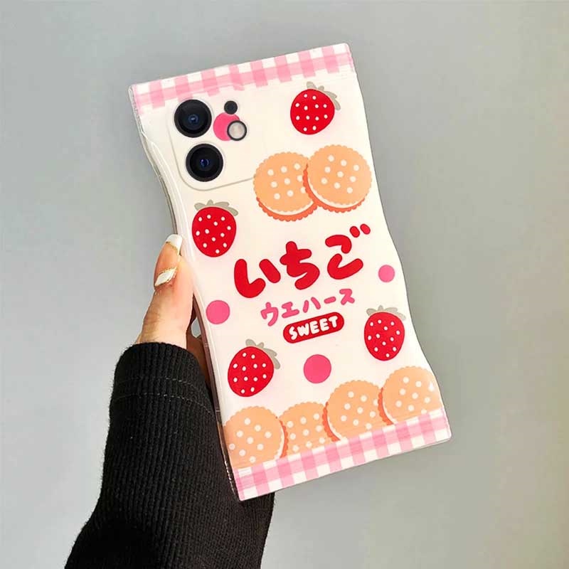 Casing TPU Redmi Note 11S 11 Pro 10C 10A 9C 9T 9A Note 10 5G 10S 9 8 Poco X3 Pro NFC Motif Biskuit Goodie Bag