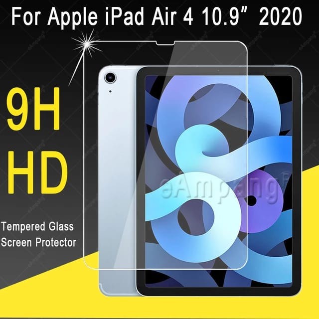 TEMPERED GLASS APPLE IPAD AIR 4 2020 10.9 INCH 4TH GEN ANTI GORES KACA