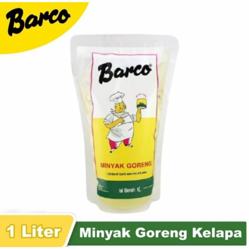 barco minyak 1 liter minyak kelapa minyak goreng