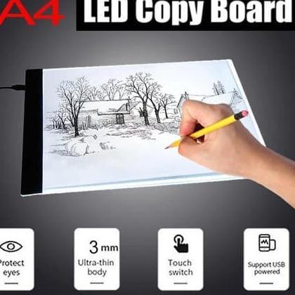 

Drawing Tracing A4 Copy Board Papan LED Light Pad Ultra Jiplak Gambar