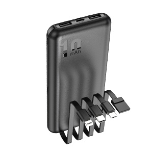 Hippo PowerBank Coral 10000mAh 5 Output Smart Detect Charging Smart Detect Charging Power Bank SDC Type C Iphone Micro