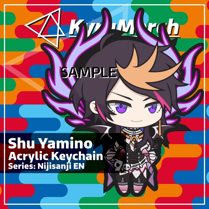 Keychain Nijisanji English Shu Yamino
 | KyraMerch Anime Fanmerch Dealer