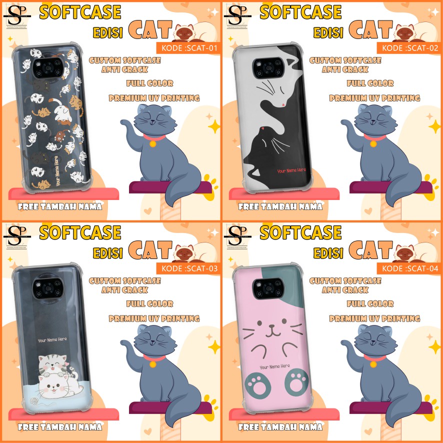 Softcase Lucu Motif Kucing Softcase Samsung A23 A13 A33 A53 A03 A01 A01 CORE A02 A02S A03S A12 A22 A32 A52 A73 A11 M11 J2 PRIME J7 PRIME J4 PLUS