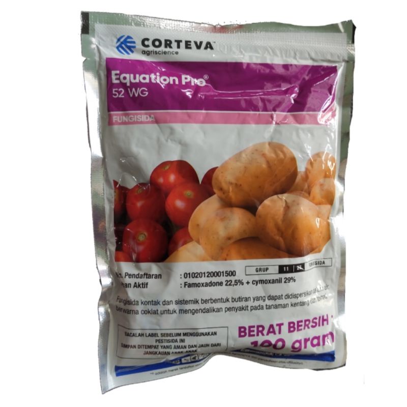 DU PONT -Equation Pro 52 WG - Fungisida Kontak dan Sistemik - 100 gram