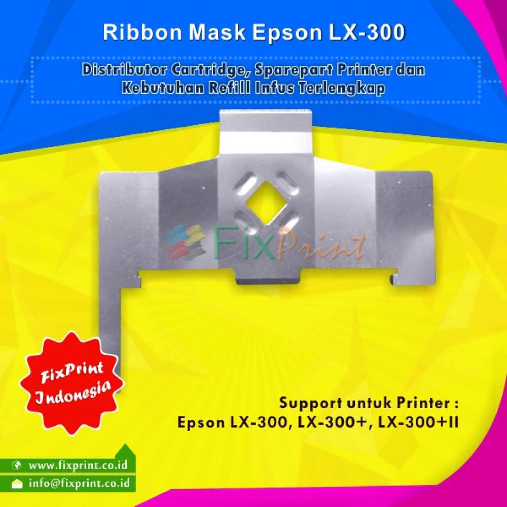 Ribbon Mask Epson LX300 LX300 LX300+II Plat Zeng Seng Printer lX 300 LX-300+II