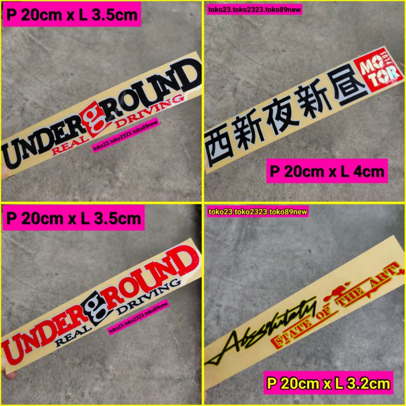 STIKER RACING MOTOR STICKER CUTTING TERKINI STIKER KEREN