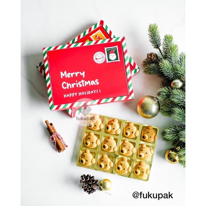 

@=@=@=@=] Christmas Letter Box (10pcs) Kotak Natal cookie coklat mochi mini cake