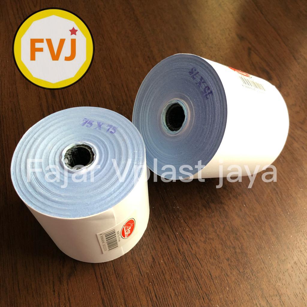 

1pak isi 8roll Telstruk 75 x 75 NCR FOX 2 rangkap