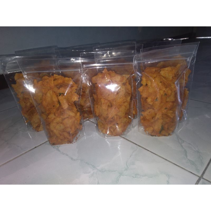 

keripik Lumpia kering Pedas Daun Jeruk