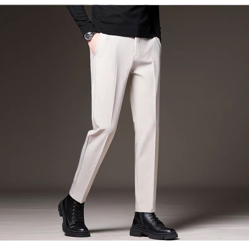 Celana Panjang Pria Bahan Formal Slim fit