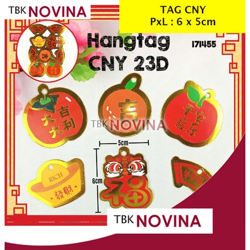 [10 PCS] TAG IMLEK / TAG CHINESE NEW YEAR / TAG SINCIA / HANGTAG TAHUN BARU